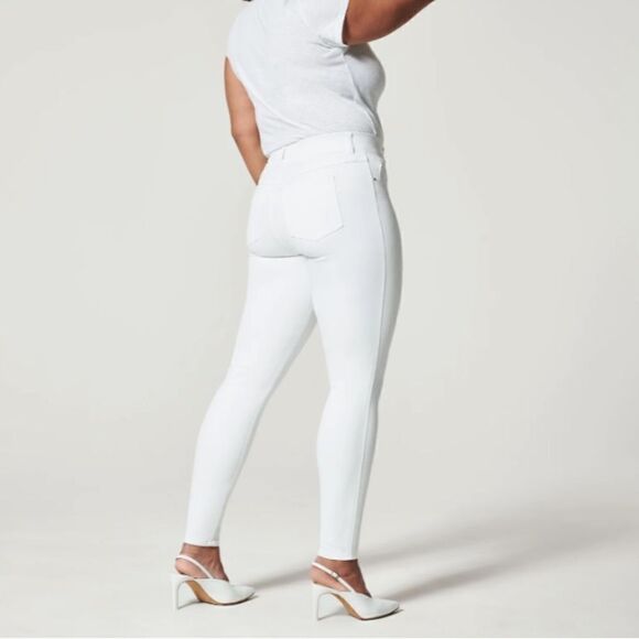 Spanx Ankle Skinny Jeans - White - Picture 1 of 8